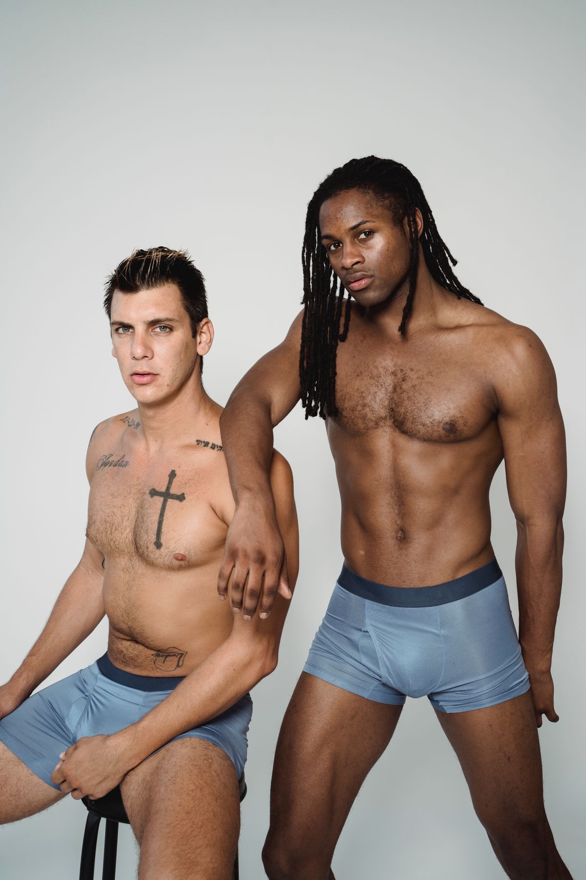 Intimo maschile, fotografia illustrativa della collezione uomo